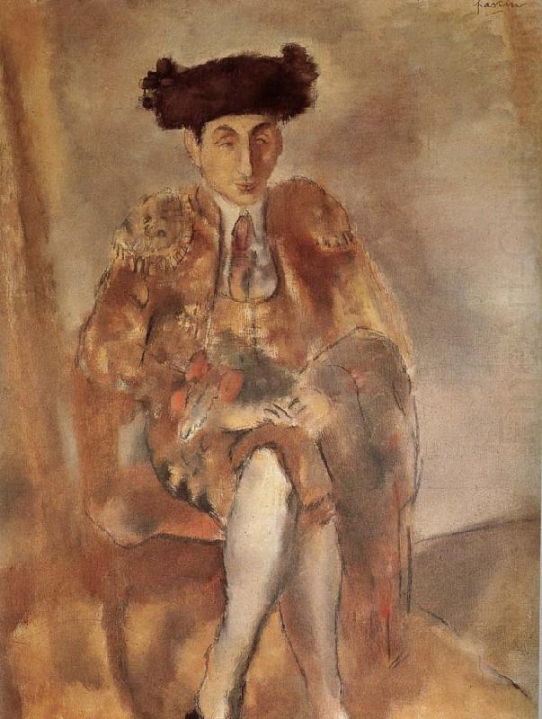 Jules Pascin Portrait of  FeleXidehabao wearing matador-s dress china oil painting image